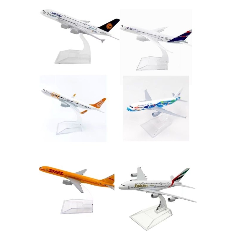 Miniatura avião metal  16cm em Oferta na Shopee