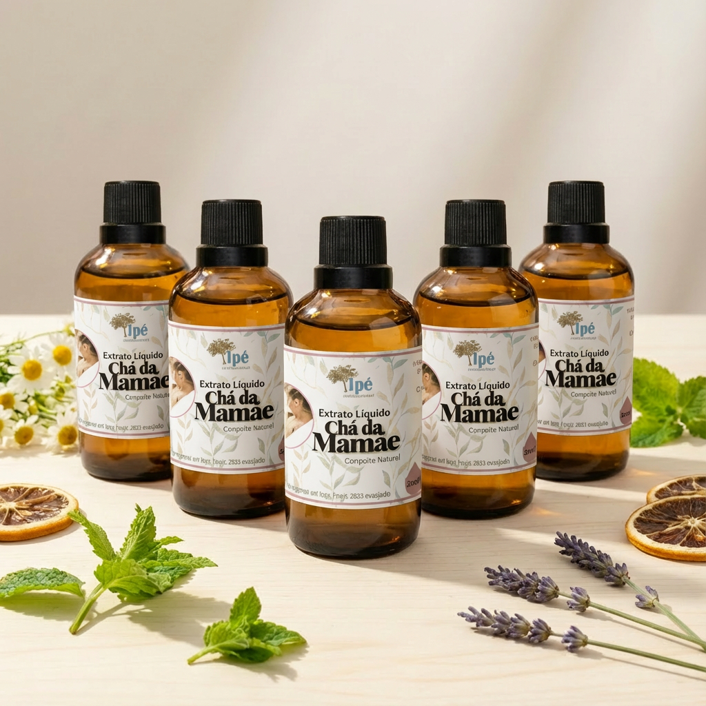 Chá da Mamãe – Extrato Liquido de Algodoeiro, Erva Doce, Funcho, Alfafa, Camomila em Oferta na Shopee