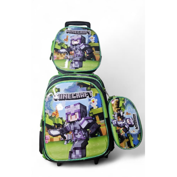 Kit Mochila Lancheira Minecraft: Onde Comprar | BuscaProdutos