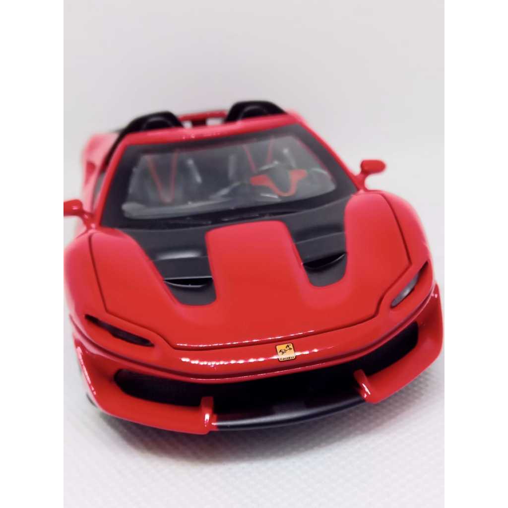 Miniatura Carrinho Metal Escala 1/32 Ferrari J50 Roadster Abre As Portas