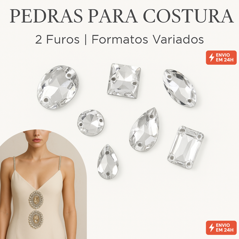 Kit Miçanga com Furo Formatos e Cores Diversos para Costura Manual em Oferta na Shopee