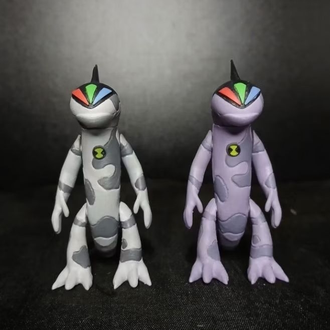Boneco Ben 10 Ultimate Alien Chamalien Exagero Articulado - Impressão 3D Resina