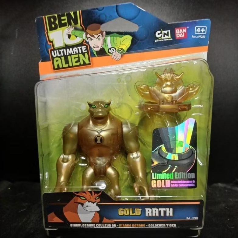 Boneco Ben 10 Ultimate Alien Rath Exclusivo 10.10.10 LACRADO Original Bandai