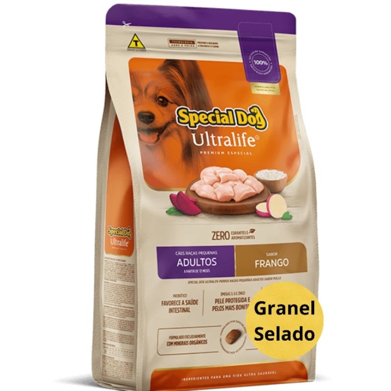 Ração Special Dog Ultra Life Raças Pequenas – A Granel – 1kg ou 3kg | Fresca e Selecionada