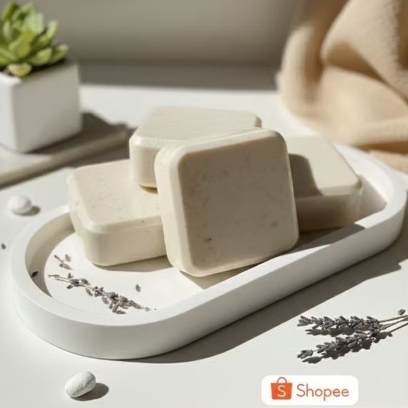 Sabonete clareador anti acne argila branca com dolomita natural 70g UN cuidados com a pele skin care