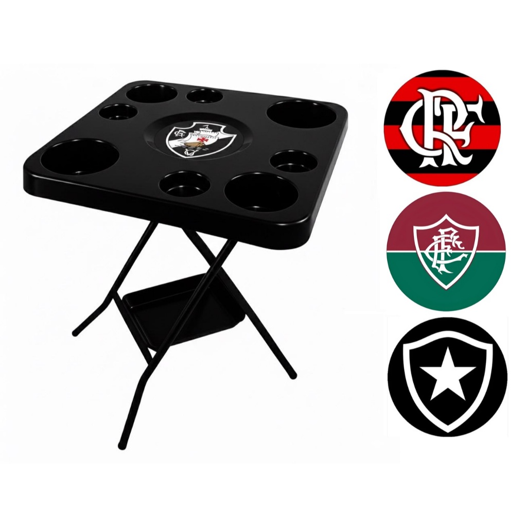 Mesa Vasco Botafogo Fluminense Flamengo Petisqueira Dobravel Presente Praia Churrasco Piscina