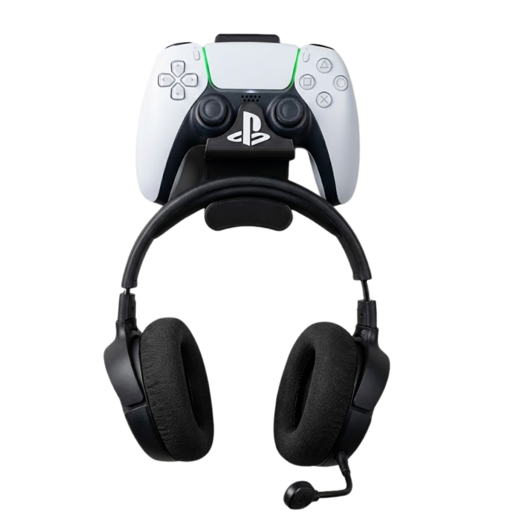 Suporte de Parede Para Controle Ps5 Xbox Ps4 Ps3 Headphone Headset Gamer