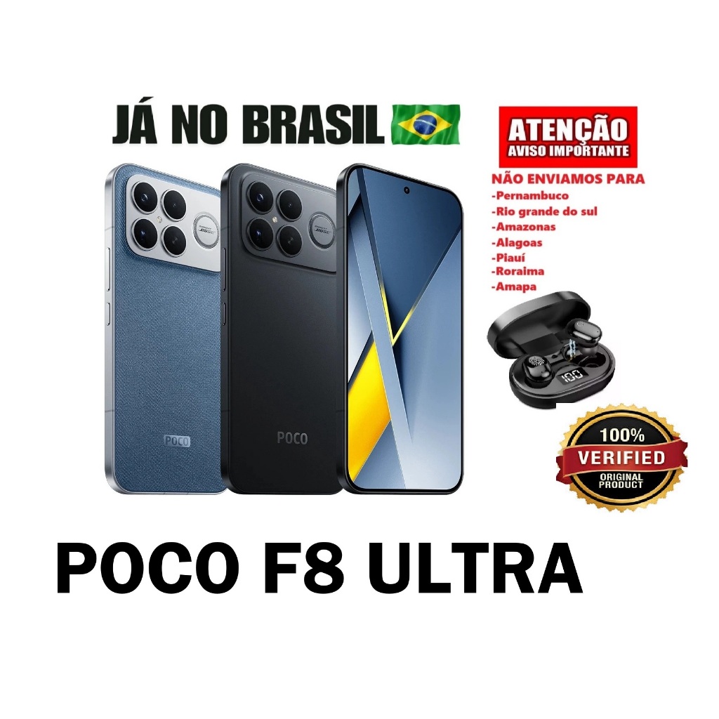 XIAOMI POCO F8 ULTRA 512/16 GB LANÇAMENTO NFC 5G GLOBAL