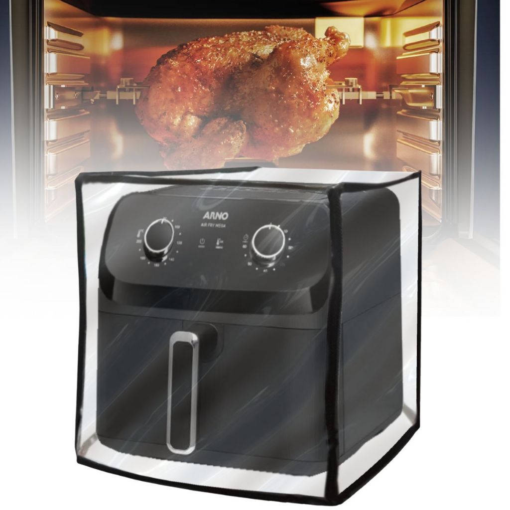 CAPA PARA AIR FRYER ARNO MEGA 7,5L AFM7 CRISTAL