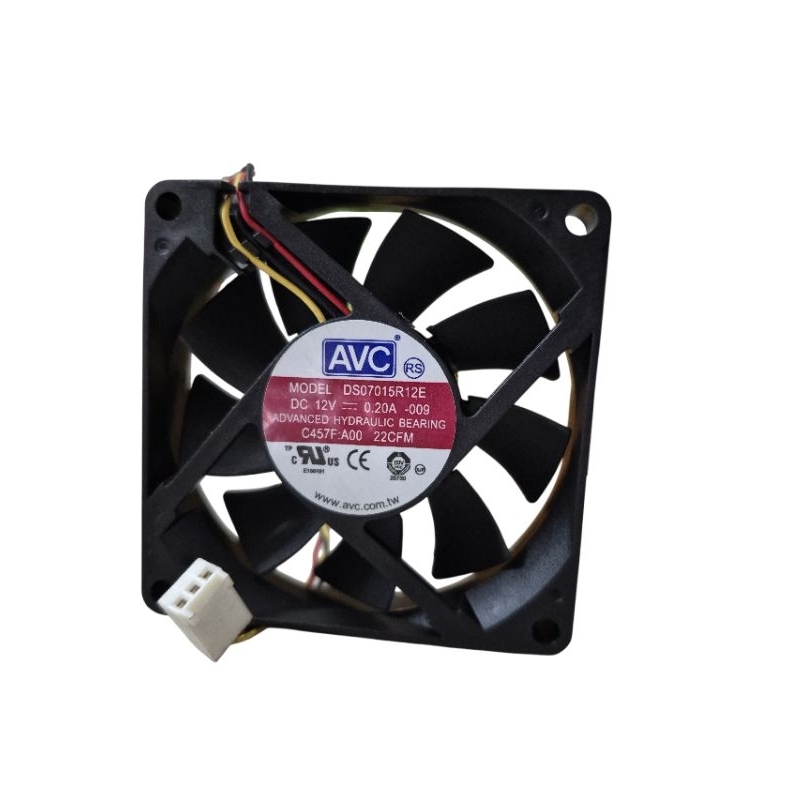 cooler ventoinha AVC 12v 0.20A 70x70x15mm
