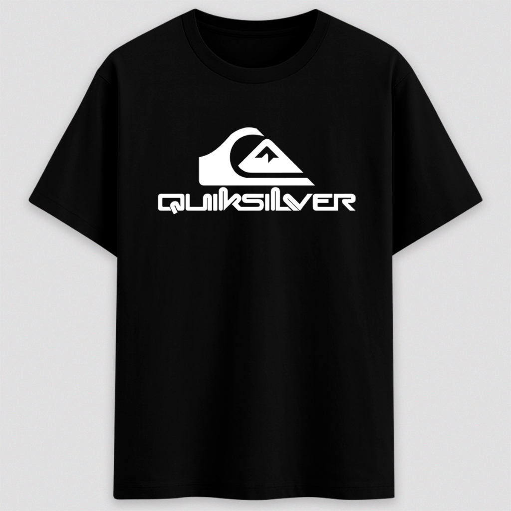 Camiseta Streetwear Estampada Quik 100% Algodão Confortável Tamanhos Normal e Plus Size