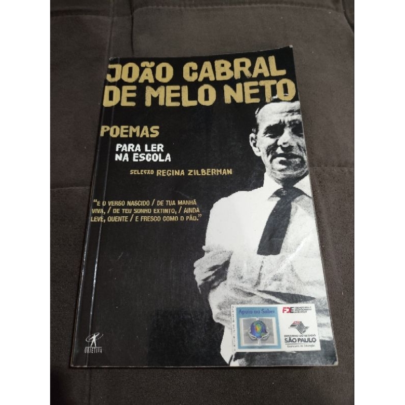 Livro Poemas para ler na Escola João Cabral de Melo Neto