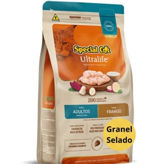 Ração Special Cat Ultra Life Frango 1 ou 3kg | Granel Selado | Gatos Adultos | Premium em Oferta na Shopee