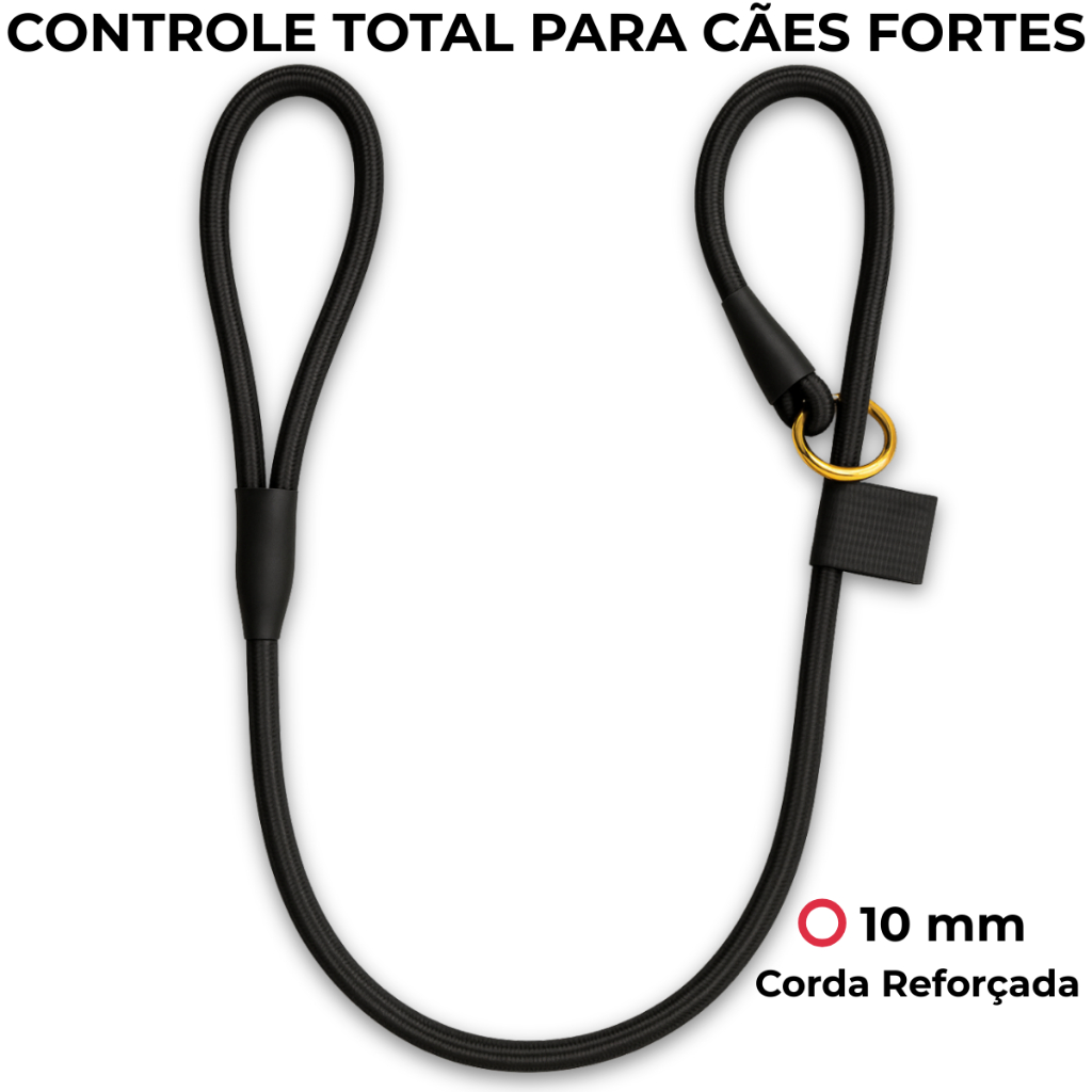 Guia Unificada Adestramento Cachorro Coleira Nylon Reforçado Preta Cães Profissional em Oferta na Shopee
