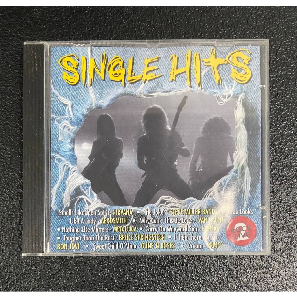 CD Single Hits Rock Live 2 original - Nirvana, Aerosmith, Metallica, Bom Jovi, Van Halen