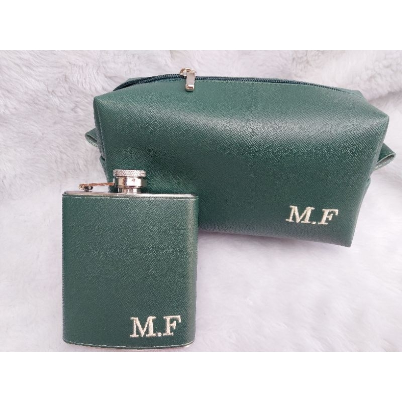 12 kit necessaire box G e cantil personalizado.