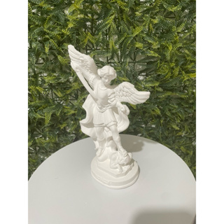 Imagem De São Miguel Arcanjo - 22cm - Em Gesso cru em Oferta na Shopee
