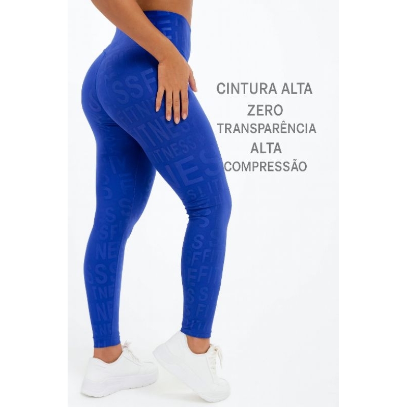 Calça Legging Fitness Feminina para treino – Cintura Alta, Super Confortável do P, M, G e GG em Oferta na Shopee