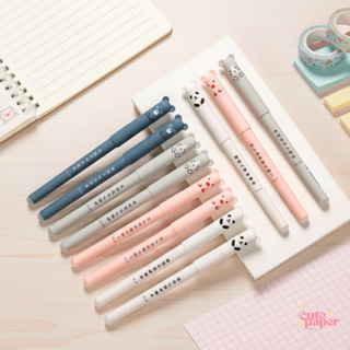 Kit 4/8/12 Caneta Gel Apagável Ponta Fina Escrita Macia Papelaria Criativa Para Escola/Escritório em Oferta na Shopee