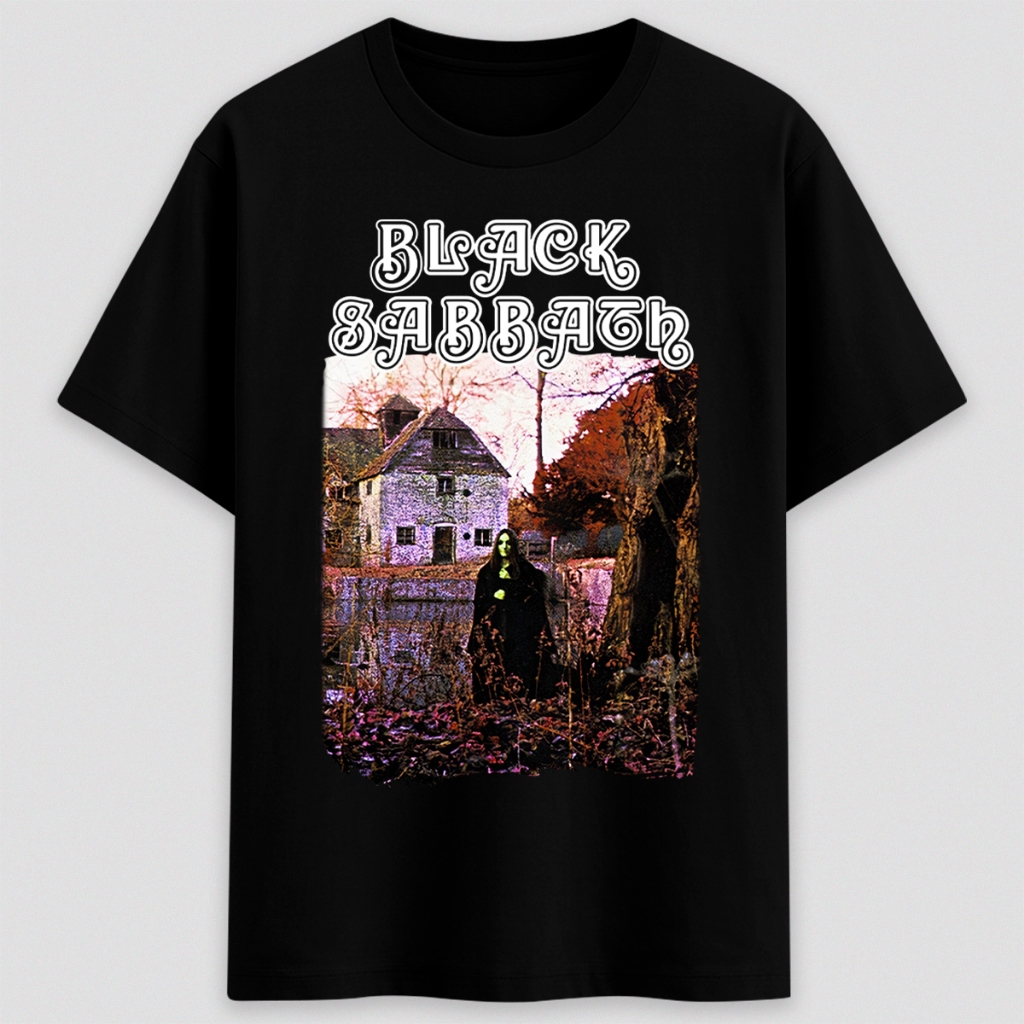 Camiseta Estampada Banda Black Sabbath 100% Algodão 30.1 Tamanho do P ao G3