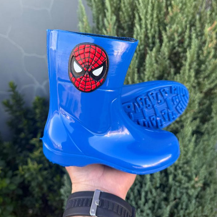 Galocha Infantil Homem Aranha bota galocha infantil 19 ao 34 impermeavel