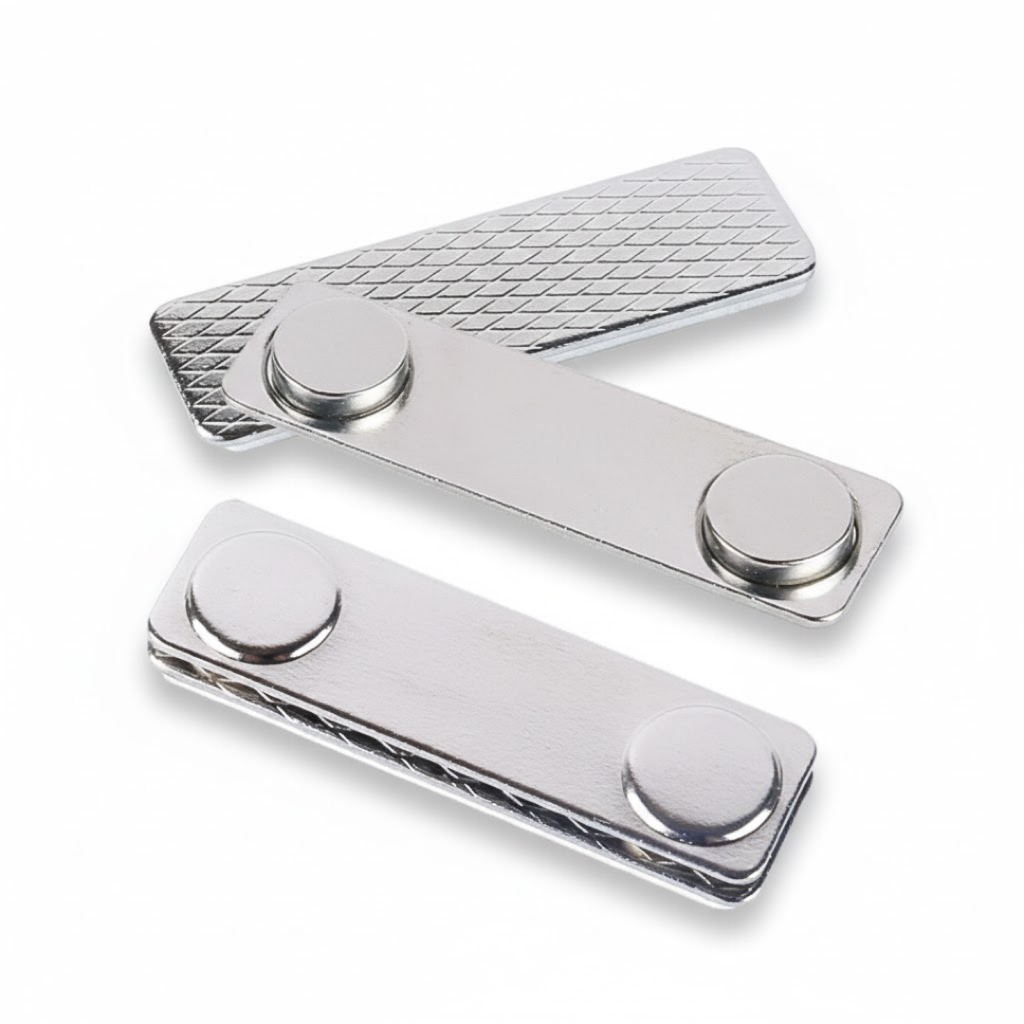 Porta Crachá Magnético com Ímã Neodímio | Fixação sem Furo | 1/5/10 Unidades em Oferta na Shopee