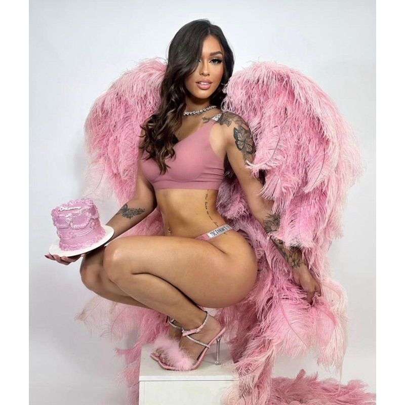 Conjunto pedraria com nome Victoria’s Secret alça regulável com fecho não marca em Oferta na Shopee