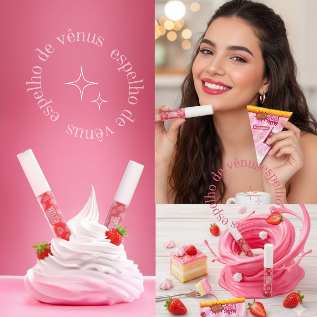 Lip Gloss Vegano Cake Gloss Super Poderes
