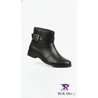 Bota Feminina Preto RGK Cano Curto Casual Confortável Estilosa Botinha Clássica Sola Macia Inverno Elegante Luxo Promoçã em Oferta na Shopee
