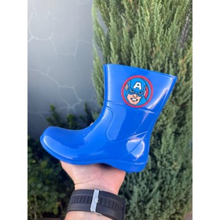 Galocha Infantil Capitão América bota galocha infantil 19 ao 34 impermeavel