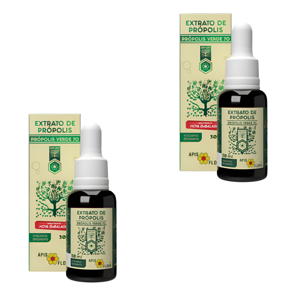 KIT 2 UNIDADES - Própolis Verde 70 - APIS FLORA - 30ml