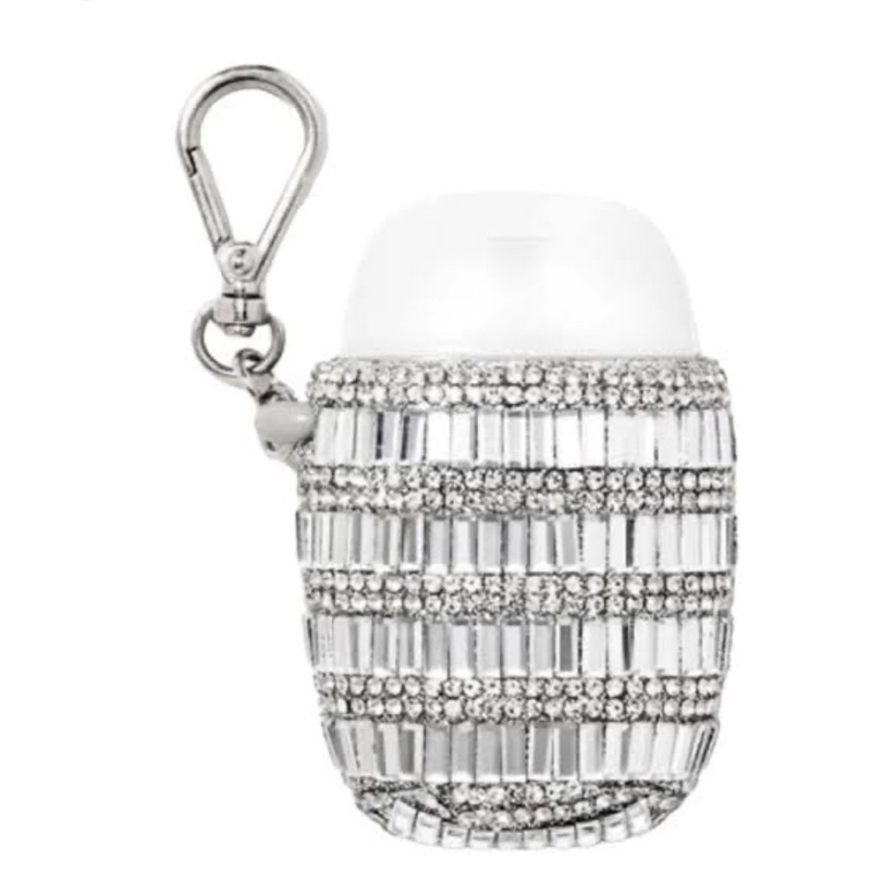Bath & Body Works Chaveiro E Porta Álcool Gel prata