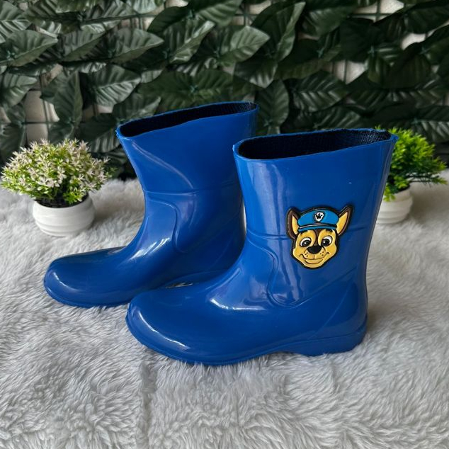 Botinha Bota Galocha Chase Chese Menino Infantil Impermeável Patrulha Canina 19 ao 34 Envio Imediato