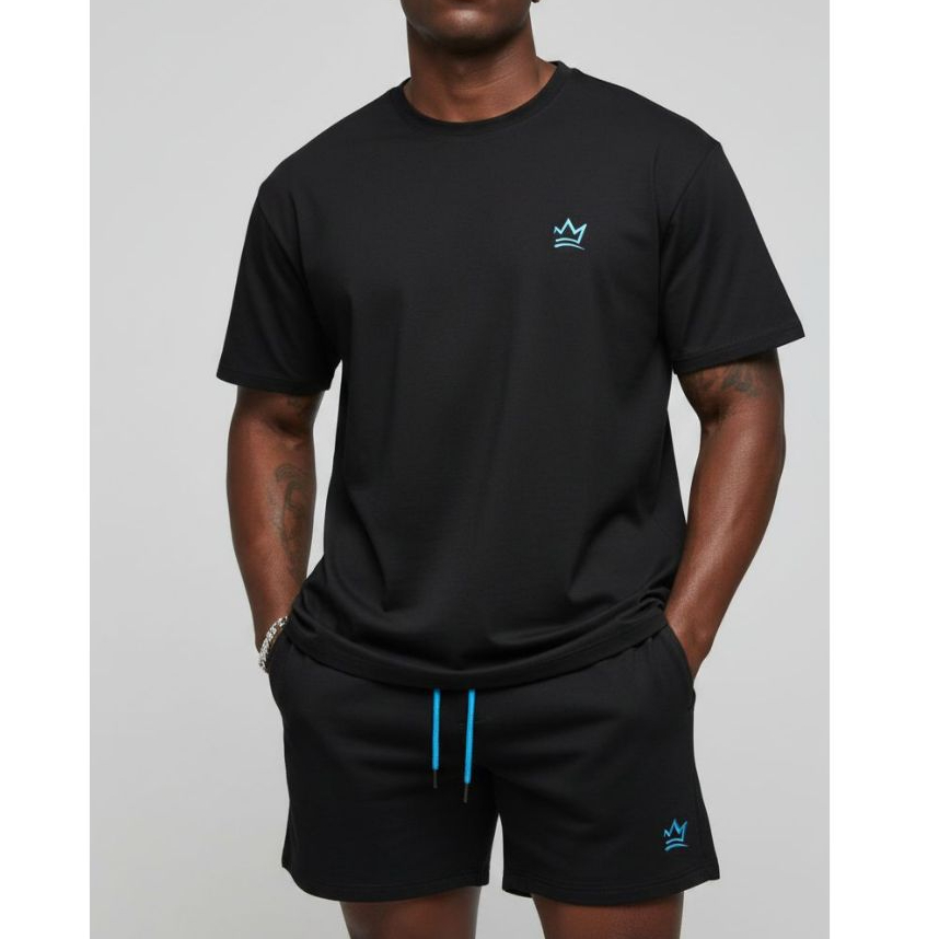Kit Camiseta Masculina Bermuda Dryfit Leve Academia Fitness Treino Caminhada Passeio  Lazer Crossfit