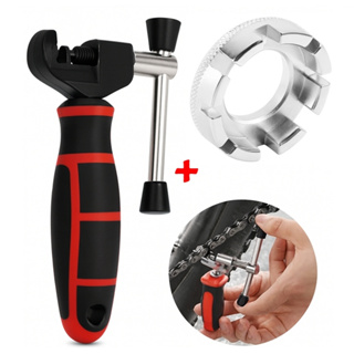 Chave Extrator Pino De Corrente De Bike + Chave De Raio Aro Para Bike Com 8 Medidas Diferentes em Oferta na Shopee