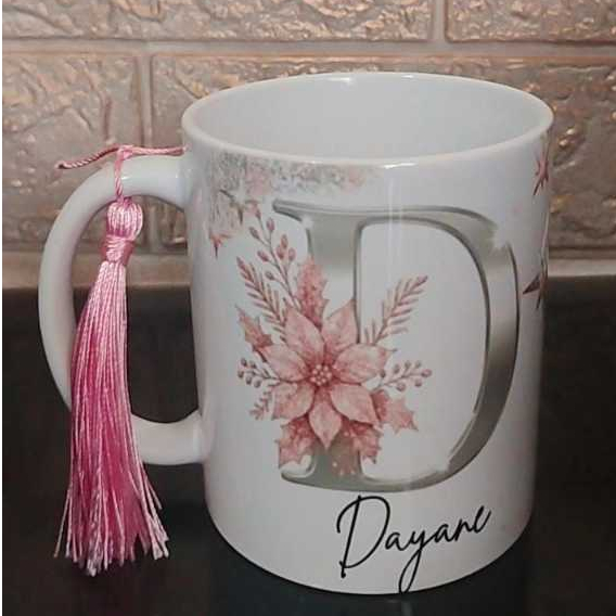 Caneca Personalizada de Polímero(CERAMICA) Com Foto ,Nome Tema: Natal,Brinde a Caixinha para Caneca