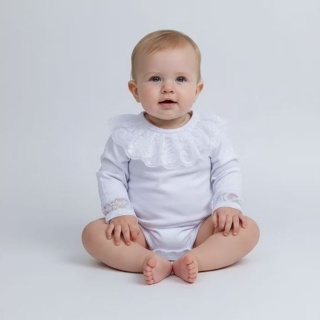 Body Infantil de Renda Body para bebe Branco em Oferta na Shopee