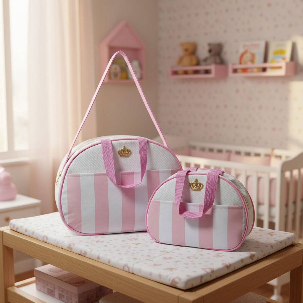 Kit 2 Bolsas Boneca Reborn Princesa Mamãe Reborn Mãe e Filha em Oferta na Shopee