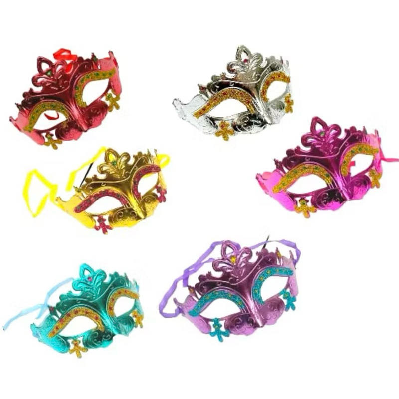 MÁSCARA VENEZA COM GLITTER DESENHADA | FANTASIA | CARNAVAL | SURPRESAS