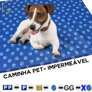 CAMINHA PET  PERSONALIZADA PARA CACHORRO E GATO PEQUENA E GRANDE IMPERMEÁVEL FÁCIL DE LIMPAR em Oferta na Shopee