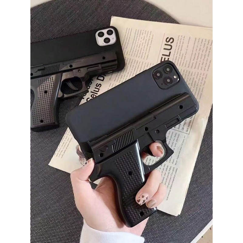 Capinha Case iPhone Arma Brinquedo Pistola Glock