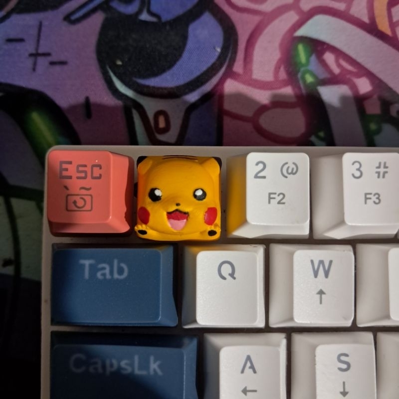 Keycap Pikachu Pokémon - Teclado Mecânico