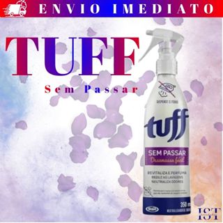 Tuff Desamassa Fácil Neutraliza Odor Sem Passar Roupas Perfuma 350ml e 60ml em Oferta na Shopee