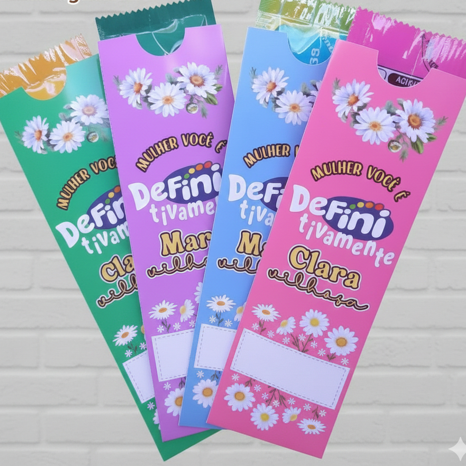 "Embalagem Personalizada Fini | Todos os Temas | Kit Lembrancinha Festa Infantil Aniversário Casamento | Balas Gomas