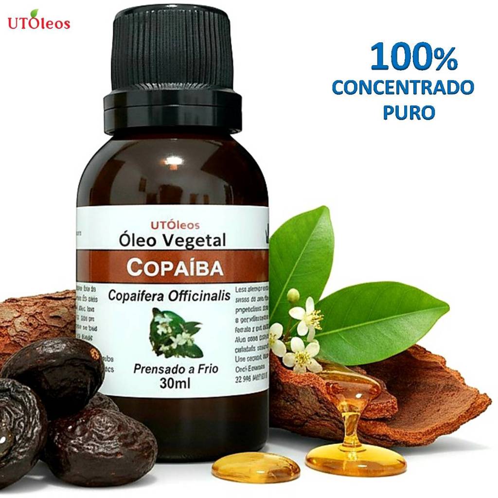 Óleo Vegetal de Copaiba 30ml Para cremes, sabonetes e cosméticos em geral em Oferta na Shopee