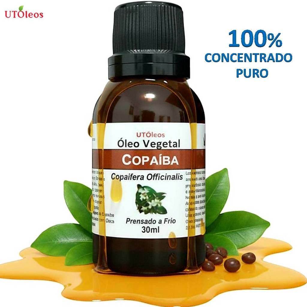 Óleo Vegetal De Copaíba 30ML 100% Natural Puro em Oferta na Shopee