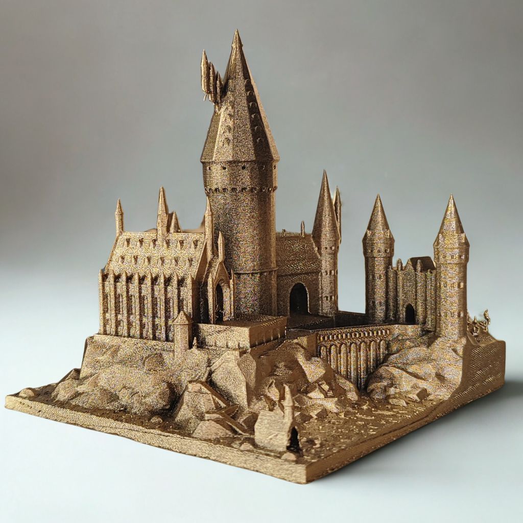 Castelo Hogwarts Harry Potter para decoração em Impressão 3D