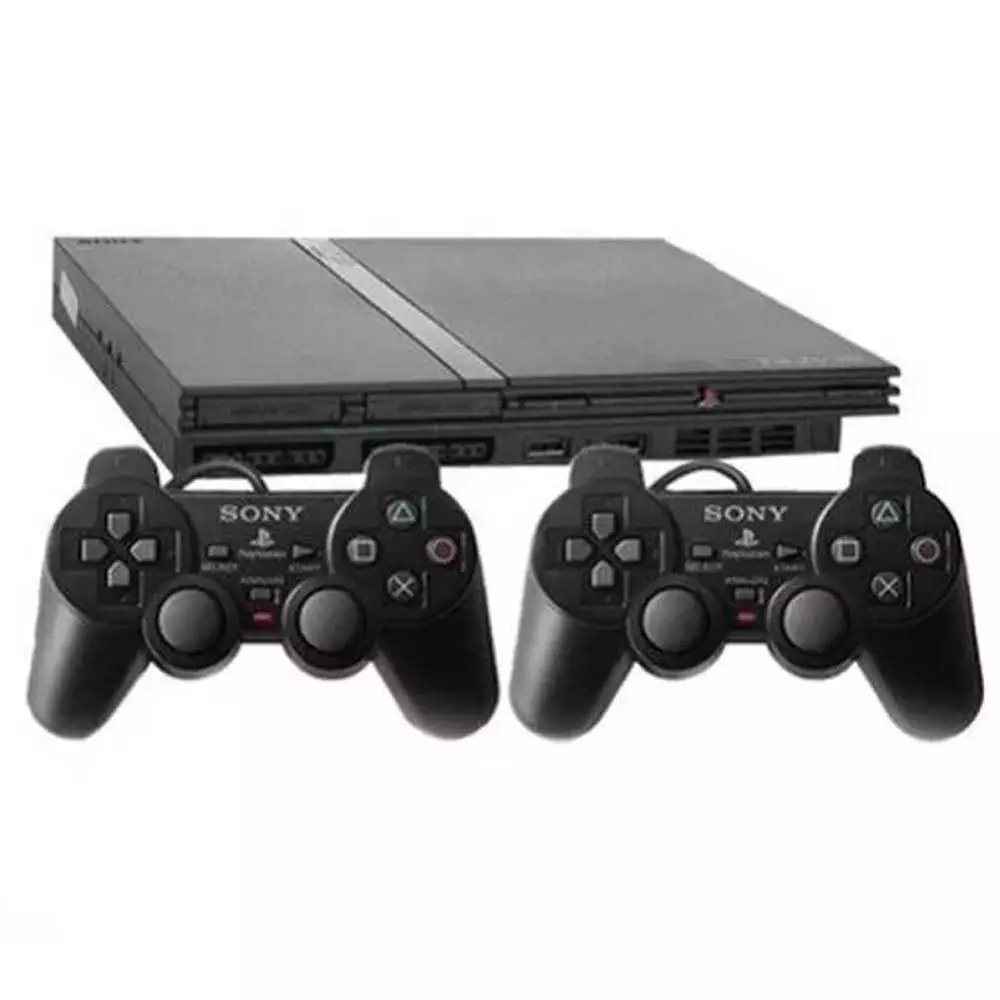 Playstation 2 PS2 Slim 60 jogos opl 2 controles