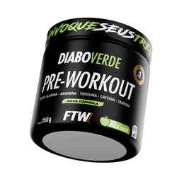 Pré Treino Diabo Verde Pre-Workout 150g - FTW
