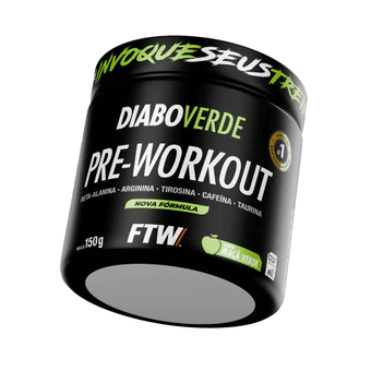 Pré Treino Diabo Verde Pre-Workout 150g - FTW